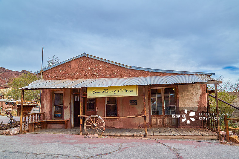 美国加利福尼亚州卡利科鬼镇图片素材