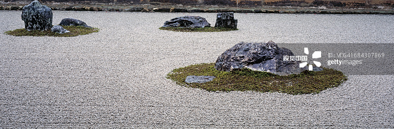龙安寺禅意花园图片素材
