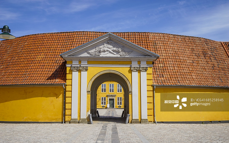 罗斯基勒宫的入口图片素材