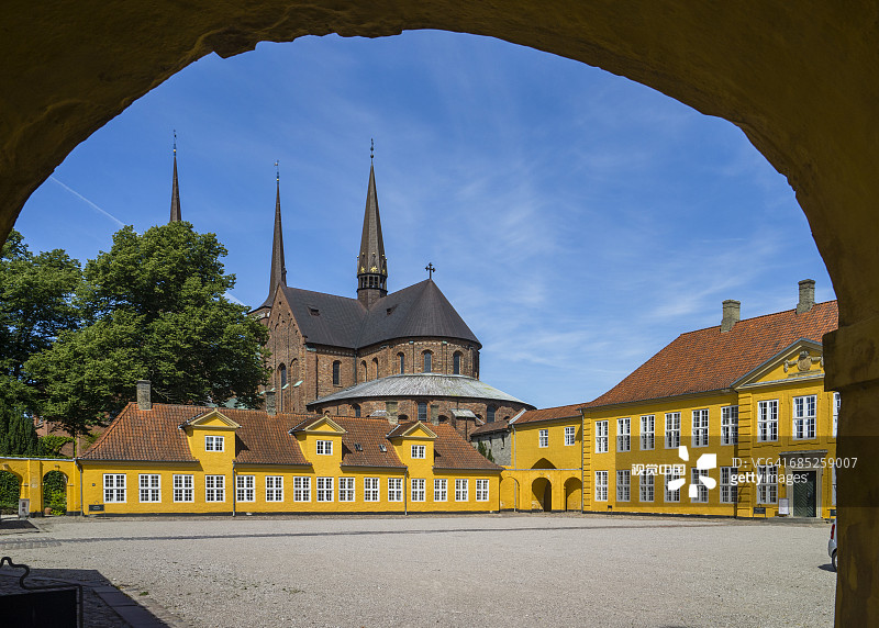 罗斯基勒宫殿和大教堂图片素材