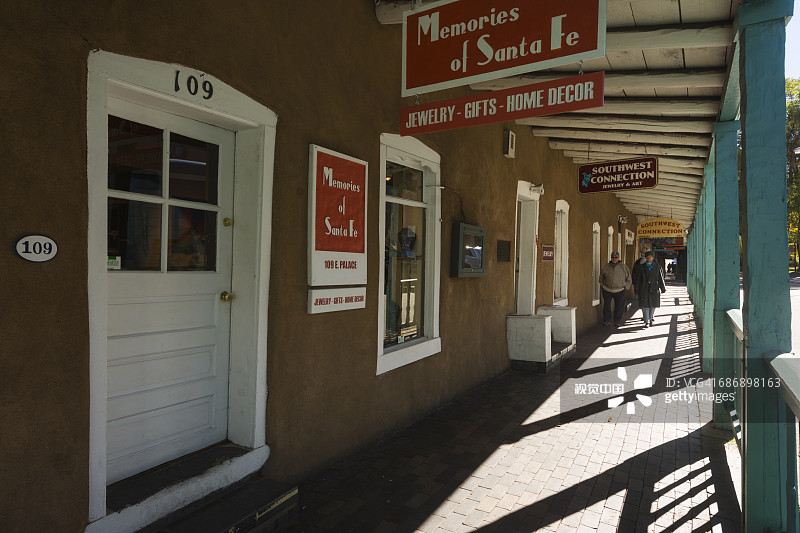 圣达菲的塞纳广场图片素材