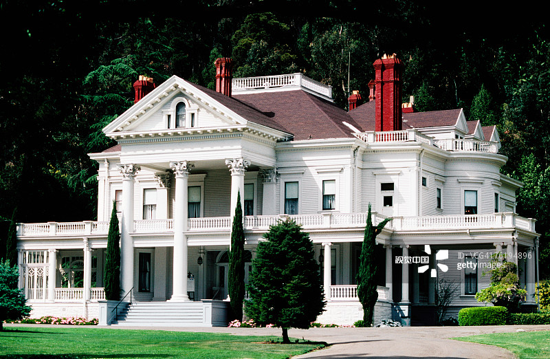 邓斯缪尔别墅，奥克兰，加利福尼亚州，美利坚合众国，北美洲图片素材