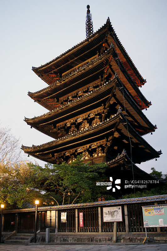 京都八坂塔图片素材
