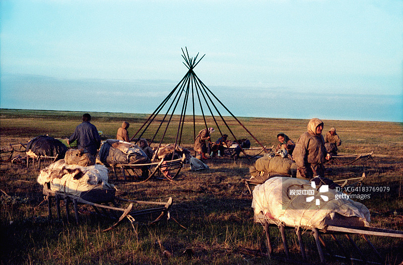 涅涅茨族人图片素材