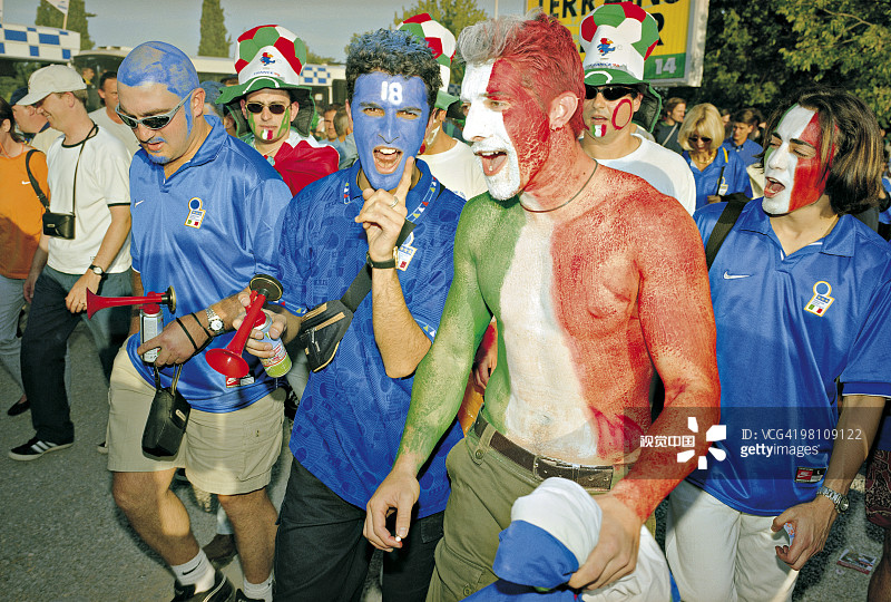 意大利足球迷图片素材