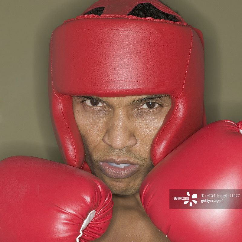 拳击手特写图片素材