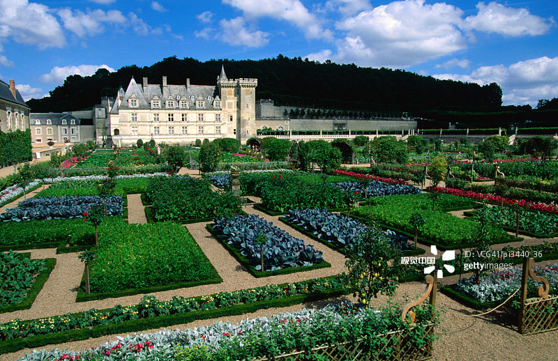 法国维朗德里城堡花园图片素材