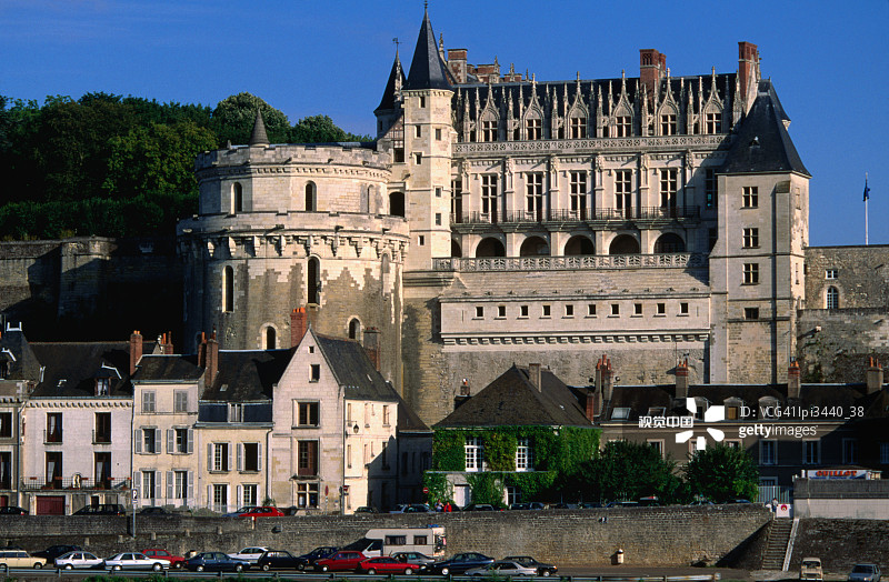 昂布瓦兹城堡，卢瓦尔河谷，昂布瓦兹，法国图片素材