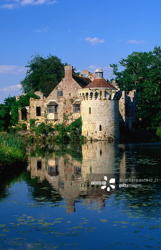 英国肯特郡斯科特尼城堡图片素材